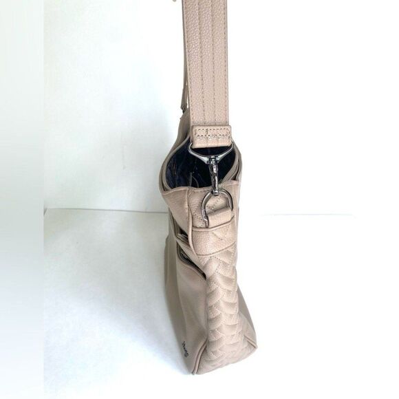 LUG Cable Car Shoulder Bag Taupe Crossbody Organizer Purse Removable Strap - Picture 4 of 10